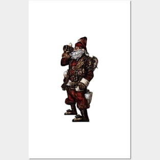 Steampunk Santa Posters and Art